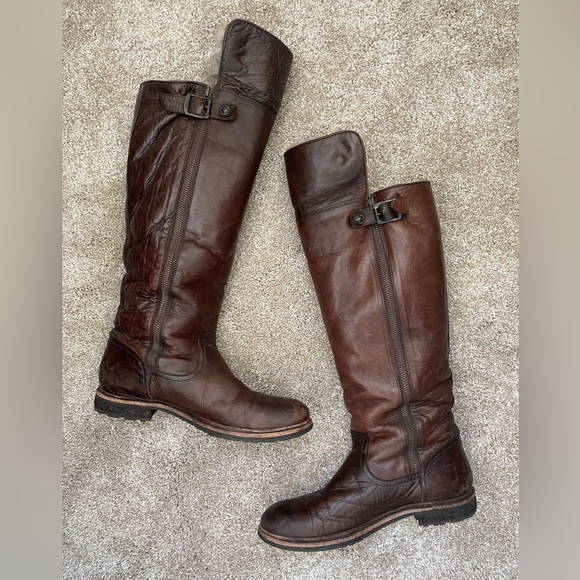 Frye Mara Tall Shearling Boots - Picture 5 of 12